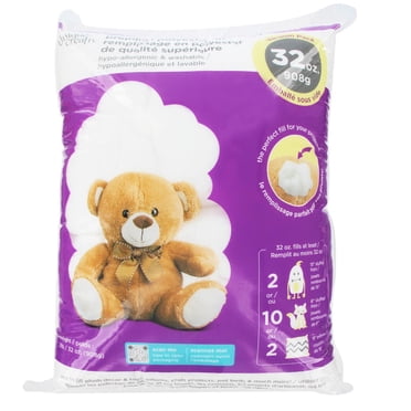 UNIQUE CREATIV Premium Polyester Fill 908 g (32 oz) for Toys, Pillows and Pet Beds