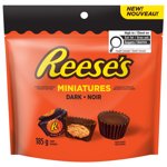 REESE'S Peanut Butter Cup Dark Chocolate Miniatures, 185g