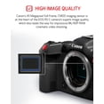 thumbnail image 4 of Canon EOS R5 C Appareil Photo Sans Miroir (Boîtier Seulement), Capteur CMOS 45 Mégapixels, Caméra Cinéma Hybride Plein Cadre, Enregistrement RAW Interne 8K/60P, Monture RF, Noir, 4 of 4