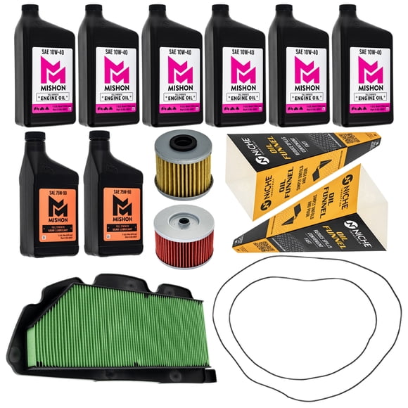 MISHON Full Service Oil Change Kit for Honda Pioneer 1000 1000-5 2019-2022 MK1014680