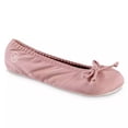thumbnail image 1 of Pantoufle Ballerine Éco-Confort en Satin Extensible pour Femme (Woodberry, S), 1 of 1