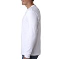 thumbnail image 3 of Next Level Cotton Long Sleeve Crew, M, White, 3 of 3