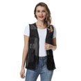 thumbnail image 4 of TOPTIE Adult Mesh Vest Zipper Supermarket Team Volunteer Multi-pocket Uniform Vest, 4 of 6