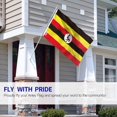 thumbnail image 2 of ANLEY Fly Breeze Drapeau Uganda 3x5 Pieds - Drapeaux de la République d'Uganda Polyester, 2 of 5
