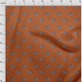 thumbnail image 3 of oneOone Viscose Chiffon Fabric Elephant Block Print Fabric BTY 42 Inch Wide, 3 of 4