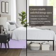 thumbnail image 5 of SGI Bedding 11 Inch Pleated Bed Skirt | Microfiber Bed Skirt | Fade Resistant, Wrinkle Free, Anti-static, Decorative, Extra Storage Space, Clutter-Free | Queen, Lilac, 5 of 5