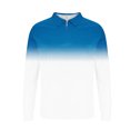 thumbnail image 5 of Pisexur Chandails en Molleton pour Hommes à Manches Longues, Sweat à Col Rabattu, Mode Décontractée, Patchwork de Couleurs Surdimensionné, Pull-Over, Fermeture Éclair Quart, Chemises de Gym Athlétiques, Chandail en Molleton Grande Taille M-6TG, 5 of 5