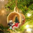 thumbnail image 5 of TIELUTT Christmas Tree Decorations Crafts Hanging Decorations Christmas Acrylic Dog Mini Tent Ornament Ornament Easter Garland Decorations with Lights Garland with Lights Christmas Beads on String, 5 of 5