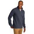 thumbnail image 4 of Port Authority &174; Pull 1/4-Zip en Molleton. F295 L Gris Ardoise, 4 of 6