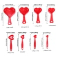 thumbnail image 3 of Measuring Tools Set for Kitchen - Heart Shaped 8 Piece Measuring Cups and Spoons for Dry and Liquid Use in Home Cooking and Baking 4PCS, 3 of 4