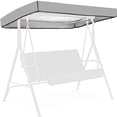thumbnail image 2 of Housse Robuste en Ripstop pour Balançoires de Jardin 75x47x9 Po, Abri de Terrasse Résistant aux Intempéries contre la Pluie et le Soleil, Housse de Remplacement Portable pour Terrasse et Pelouse Extérieures avec Coins Renforcés, Gris, 2 of 3