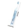 thumbnail image 3 of Dvkptbk electric toothbrush Portable Orthodontic Toothbrush Teeth Toothpaste Toothbrush 2 In 1 Folding Travel Soft Bristle Toothbrush Toothbrush Organizer Toothpaste Toothbrush, 3 of 6