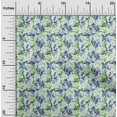 thumbnail image 2 of oneOone Cotton Poplin Green Fabric Abstract Floral Dress Material Fabric Print Fabric By The Yard 56 Inch Wide, 2 of 4