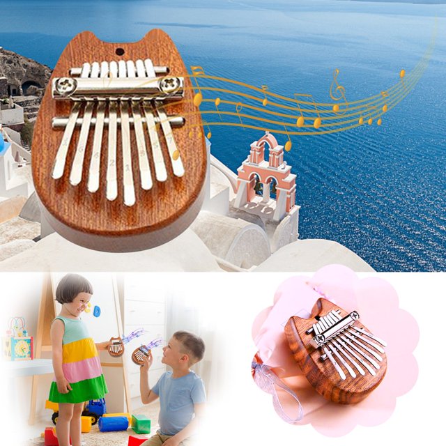 8 Key Mini Kalimba Exquisite Finger Thumb Piano Marimba Musical Good Accessory