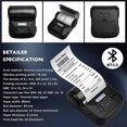 thumbnail image 5 of 80mm Mini Thermal Printer Portable, Plug, 5 of 5