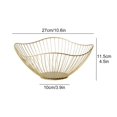 thumbnail image 2 of MesaSe Creative Fruit Bowl Storage Tray Durable Iron Thickened And Upgraded Material Gold Home Organizer, 2 of 10