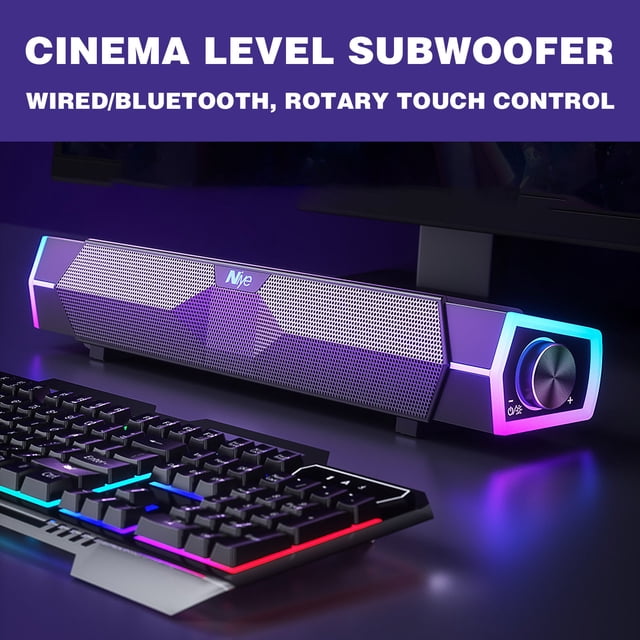 Dvkptbk Bluetooth Speaker Soundbar Computer Speaker Dual Speaker Speaker Subwoofer Cinema Level Surround Sound Home Essentials