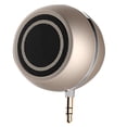 thumbnail image 2 of Milaget Mini Speaker 3.5mm Jack AUX Music Audio Player for Phone Notebook Golden, 2 of 9