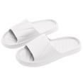 thumbnail image 1 of Mens and Womens Home Slippers Simplicity Solid Color Quick Drying Soft Sole Comfortable Non-Slip Indoor and Outdoor EVA Slippers White-08, 1 of 1