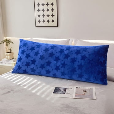 MSK Starlight Embossed Butterfly Plush Body Pillow, 19" x 48"