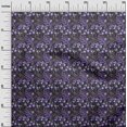 thumbnail image 3 of oneOone Tissu Georgette Viscose Violet Floraux Matériel de Robe Tissu Imprimé Tissu au Mètre 42 Pouces de Large, 3 of 5