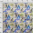 thumbnail image 3 of oneOone Velvet Light Brown Fabric Beach Sewing Material Print Fabric By The Yard 58 Inch Wide, 3 of 4