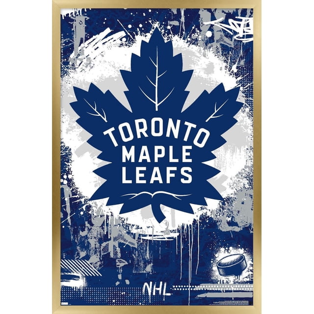 NHL Toronto Maple Leafs - Maximalist Logo 23 Wall Poster, 22.375" x 34"