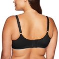 thumbnail image 2 of Bali Womens Double Support Soft Touch Back Smoothing Wirefree Bra, 34B, Black, 2 of 2