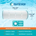 thumbnail image 3 of Hurricane 3 Pack HF9402-01 Cartouche de Filtre Avancée pour Piscine et Spa de Remplacement, 3 of 8