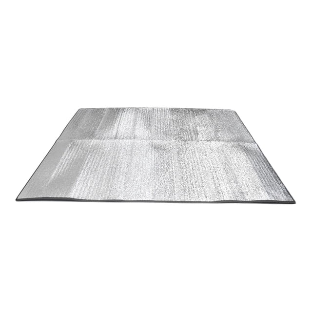 Maoww Tapis de Camping Rectangulaire Polyvalent Tapis de Couchage Randonnée Sac à Dos Camping pour la Randonnée Argent 300cmx300cmx2.5mm
