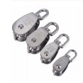 thumbnail image 1 of Stainless Steel Pulley M15/M20 M25 M32 M50 Single Wheel Swivel Lifting Rope Pulley Set Lifting Wheel Tools ,Easy Installation, 1 of 2