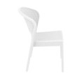 thumbnail image 3 of Compamia Daytona Chaise de Salle à Manger de Patio en Résine Aspect Osier, Blanche, 3 of 12