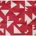 thumbnail image 5 of oneOone Organic Cotton Poplin Twill Fabric Triangle Geometric Print Fabric BTY 42 Inch Wide, 5 of 5