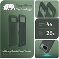 thumbnail image 3 of TUDIA MergeGrip Google Pixel 8 Case Droptested Dual Layer Tough Heavy Duty - Pine Green, 3 of 7