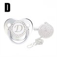 thumbnail image 2 of XZNGL Baby Pacifier 26 Letter Name Initial Clip Silicone Infant Nipple Bling Newborn Pacifier, 2 of 9