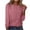 Pink, variant on lcziwo Long Sleeve Tops for Women 2024 Fall Fashion T Shirts Solid Color Crewneck Casual Loose Shirts Basic Tee Tunics Clearance Sales Today Deals Pink,S