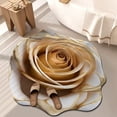 thumbnail image 1 of 3D Flower Mats Irregular Carpets Light Washable Decorative Rug For Bedroom Living Room Bathroom Camping Home, 1 of 8