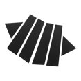 thumbnail image 4 of Door Window Pillar Trim, Gloss Black Scratch Resistant Mirror Effect Protection PC 6PCS Window Post Molding  For Car Exterior Parts, 4 of 8