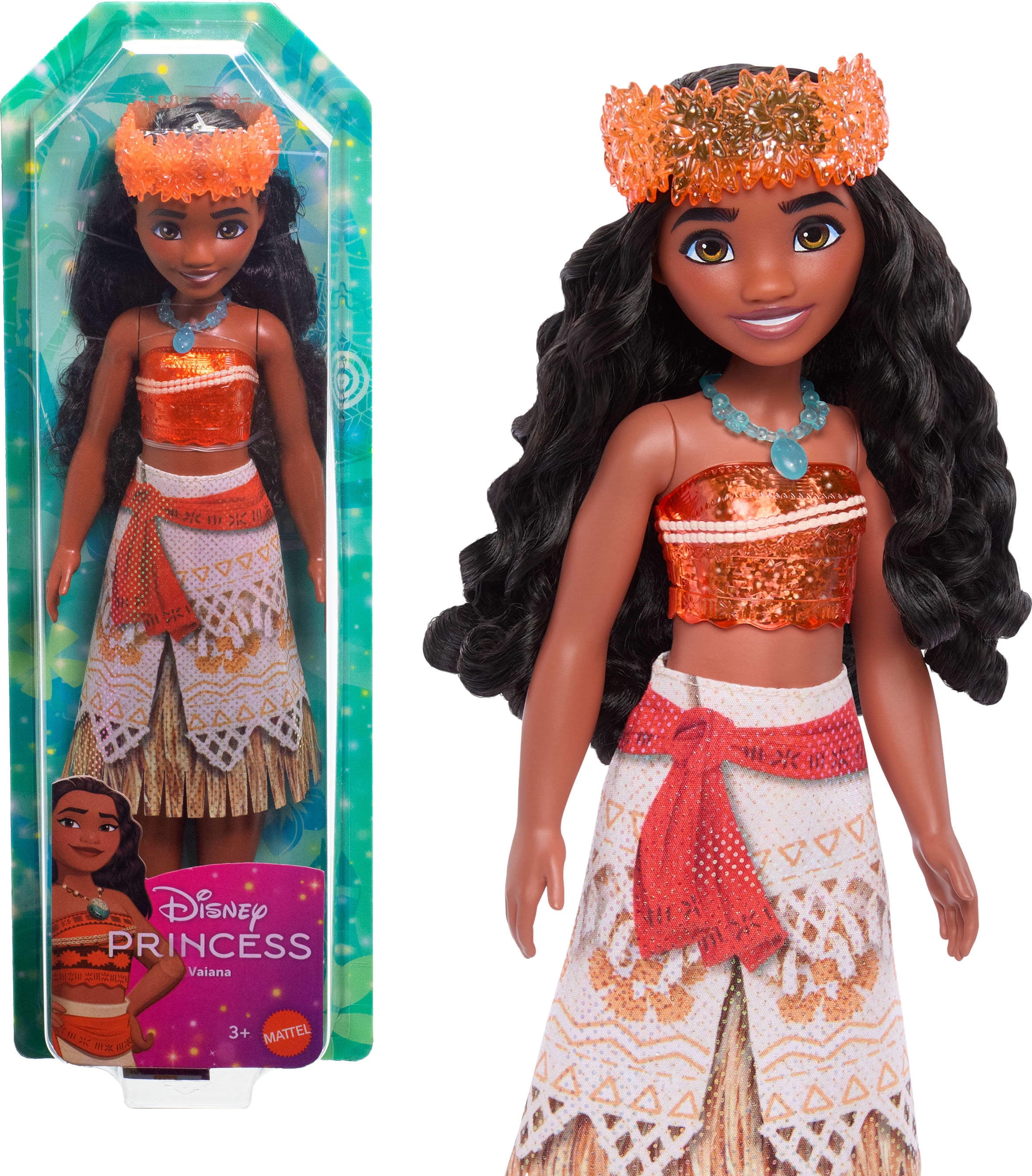 Princesses Disney Poupée mode Moana et accessoires