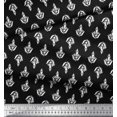 thumbnail image 3 of Soimoi Georgette Viscose Fabric Floral Block Print Sewing Fabric Yard 42 Inch Wide, 3 of 3