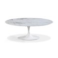 thumbnail image 1 of Plata Décor Import Inc Oval Marble Dining Table for Kitchen, Dining Room & Modern Condo Spaces, 1 of 3