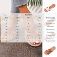 thumbnail image 4 of Jovati Summer Slippers for Women, Plus-Size Cross-Strap Flat Beach Shoes with Non-Slip Sole, PU Material, Breathable Lining, Comfortable Arch Support, Wide Width Fit, 4 of 10