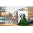 thumbnail image 2 of Ahgly Company Tapis d'Aire Rectangulaire Transitionnel Vert pour Intérieur, Lavable à la Machine, 3 Pieds x 5 Pieds, 2 of 7