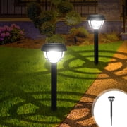Dvkptbk solar lights LED Outdoor Solar Lights Land-scape Spotlights Garden Lights Wireless Solar Powered Outdoor Lights/Lighting for Yard Walkway