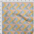 thumbnail image 3 of oneOone Polyester Lycra Fabric Line|Chevron & Triangle Geometric Fabric Prints By Yard 56 Inches Wide, 3 of 4
