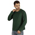 thumbnail image 3 of Inkmeso Men's Long Sleeve Cotton Basic Shirt Lightweight Solid T-Shirts, 3 of 7