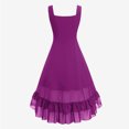 thumbnail image 4 of Mgmyaa Robe Gothique pour Femme Steampunk Vintage Robe Gothique Cintrée Froncée Costume Renaissance Robe Trapèze Fluide Costumes d'Halloween, 4 of 4