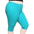 thumbnail image 1 of Stretch Is Comfort Women's Plus Size Knee Length Leggings| Adult X-Large - 7x, 1 of 5