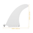 thumbnail image 2 of ELAYARD Palme de Planche de Surf Durable en Nylon Blanc avec Design Ajustable pour Remplacement de Paddleboard Longboard, 2 of 8
