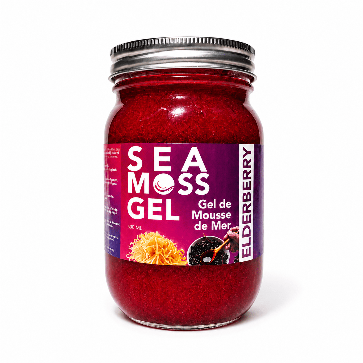 Elderberry Sea Moss Gel – Wildcrafted & Organic – Immune